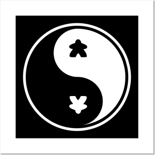 Yin Yang Meeples Board Gamer Posters and Art